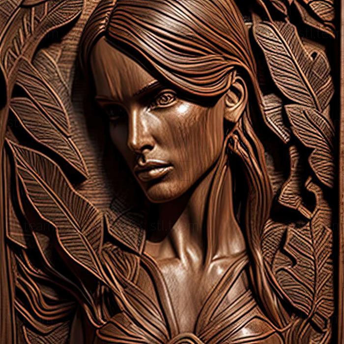 3D model Lara Croft from Tomb Raider (STL)